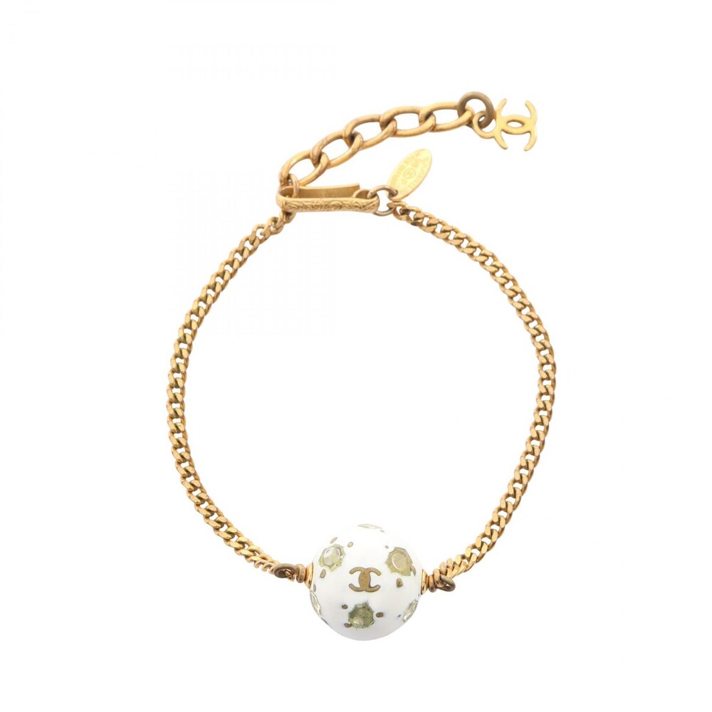 Chanel Coco Mark Ball Bracelet Gold #295910C40B